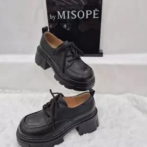 [미소페]By미소페 여성 베이직 청키솔 더비슈즈 112HT439YT011 BLACK 1 JJ
