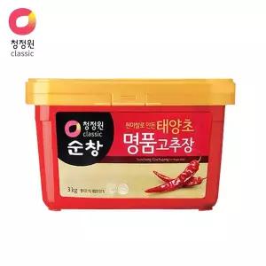 청정원 순창 태양초 명품 고추장 3kg