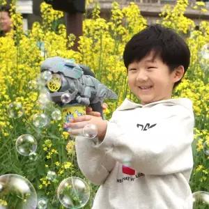 [애들랜드]스피닝 터보 티렉스 공룡 버블건 비눗방울 비누방울 놀이 장난감