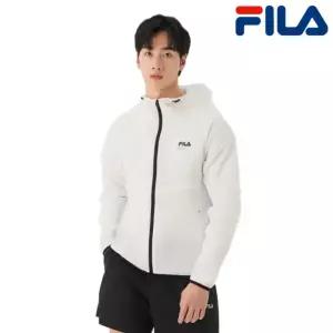 [롯데백화점]휠라 남성 경량 에센셜 레귤러 스트레치 바람막이 화이트 FS2JKG2202M WHI