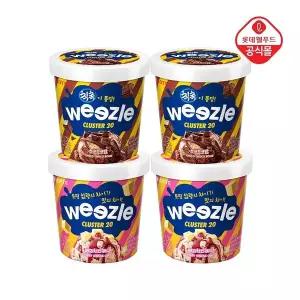 [신세계라이브쇼핑]롯데 위즐 초코초코밤 660ml x 2개+베리치즈케익 660ml x 2개