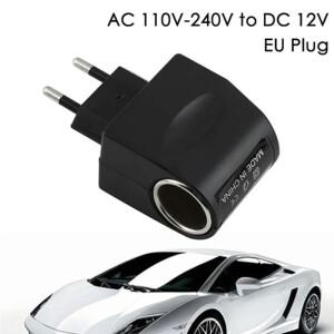 호환 차량용 시거잭 어댑터  AC 110V  220V  DC 12 V  0.5A  500mA  자동 인버터  볼트  전원 공급 충전기