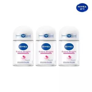 [니베아]니베아 데오드란트 롤온 엑스트라 브라이트 50ml 3개