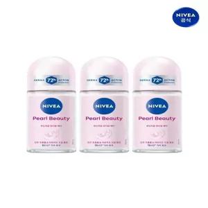 [니베아]니베아 데오드란트 롤온 펄 뷰티 50ml 3개