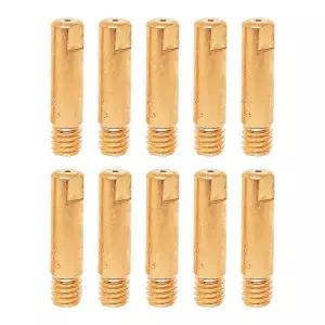 코리아나 논가스 용접기용 팁 미그팁 0.9mm 1.0mm 1.2mm 토치부품 소모품 10개
