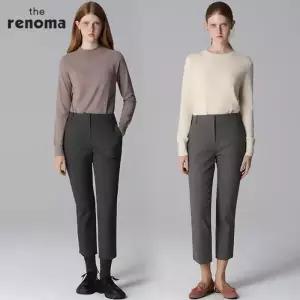 [더레노마][레노마(renoma)] 패턴 세미 일자핏 슬랙스 (택가격 185000원)