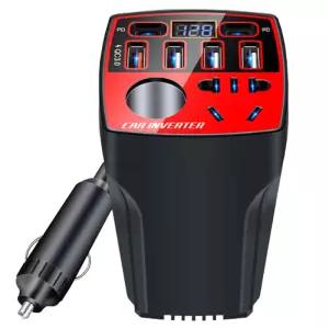주닉스 IN-007 200W 차량용 인버터 고속 충전 시가잭 멀티 충전 12V 24V 차량 충전기