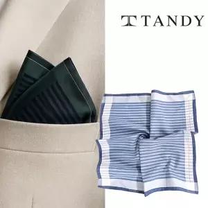 [탠디] TANDY 심플 스트라이프 손수건 스카프