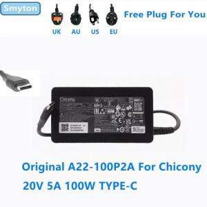 Chicony 20V 5A 100W TYPE-C A22-100P2A ACER 노트북 전원 공급 장치용 기존 어댑터 충전기