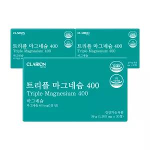 클라리온 트리플 마그네슘 400 30정 36g 3박스