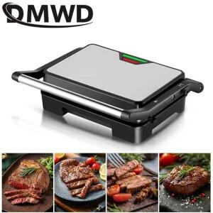 DMWD 전기 그릴 바베큐 스테이크 양면 가열 프라이팬 로스터 파니니 베이킹 샌드위치 메이커 110V/220V
