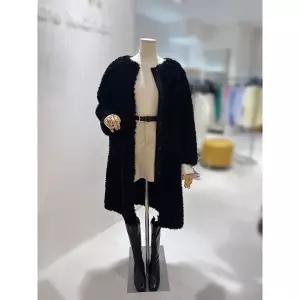 갤러리아 노카라 양모 롱무스탕(GQZMU003B)