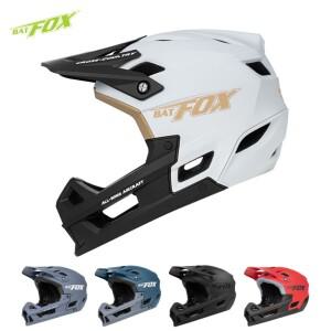 BATFOX 풀 페이스 산악 자전거 헬멧 오프로드 인증 안전 MTB Casco 일체형 라이딩 사이클링