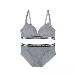 YES 노와이어 밀착 브라 / 세트_다크그레이 2277507