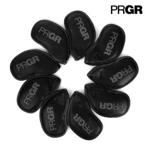 PRGR 아이언커버 블랙 [9PCS] 프로기아 자석커버세트 4-S