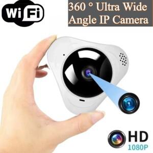 360 °   Wifi 파노라마 카메라 1080P HD 보안 보호 Fisheye IP 캠 스마트 홈 나이트 비전 CCTV 소형 감시