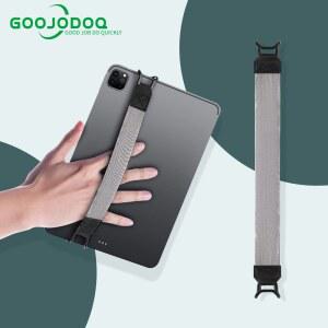 태블릿거치대 9 7 태블릿 스탠드 거치대 일반 핸드 스트랩 가죽 핸들 그립 용 보안 10 5 인치