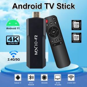 TV 스틱 MX10 F2 Allwinner RK3228A 쿼드코어 BT4.0 ARM Mali-400 MP2 안드로이드 인프라 리모컨