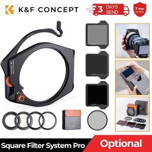 K&F CONCEPT 스퀘어 필터 홀더 시스템 프로 키트 멀티 코팅 중성 밀도 세트 (ND8, ND64, ND1000, CPL) 카메