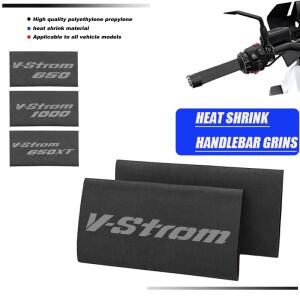 오토바이 열 수축 핸들 바 그립 미끄럼 방지 액세서리 PE 레버 커버 스즈키 VSTROM 650 1000 호환용