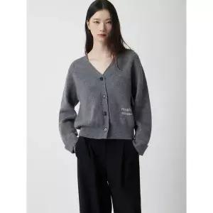 [ZOOC](대전신세계)주크 울블렌디드 브이넥 캐주얼 가디건 Z254KSL005