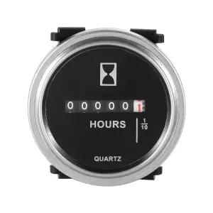 HonorMeet Quartz Hour Meter DC 6V ~ 80V 유지보수 시간 계산 잔디 깎는 트랙터 압축기 보트 마린