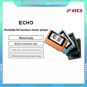 FiiO SnowSky ECHO HiFi 무손실 음악 플레이어 CS43198 DAC DSD WAV 블루투스 8GB 듀얼 출력 고해상도