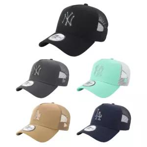 뉴에라 9FORTY A-Frame 트러커 MLB 라인스톤 로고 메쉬캡