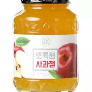 또팔아스토어 초록원 사과잼 2kg(1kg x 2병) 과일쨈 제과제빵재료 베이커리재료