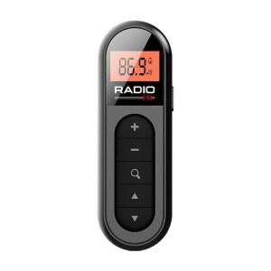 초미니 휴대용 라디오 소형 영어 학습용 부모님 효도 선물 FM AM 수신 이어폰 포함 충전식 블랙 포켓