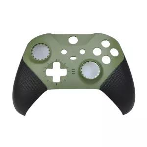 Xbox 엘리트 시리즈 2 컨트롤러용 Hzxkqmil 전면 쉘 교체 하우징 플레이트 커버 - Army Green