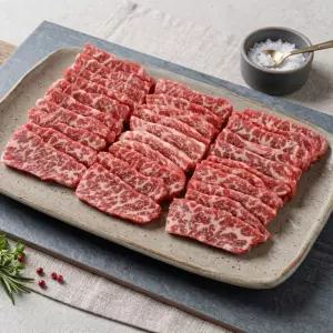 육즙팡팡 프라임등급 꽃갈비살 200g 소갈비살 캠핑음식 바베큐