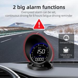 고품질 HUD 자동차 GPS 헤드업 디스플레이 USB 인터페이스 다기능 속도계 지능형 G6 과속 경보