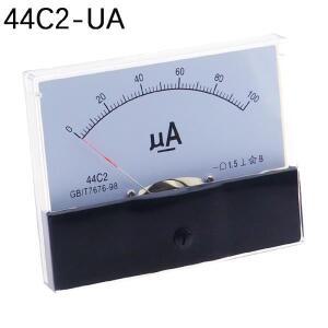 44C2 DC A mA μA V 1A 2A 3A 75mA 100UA 500V 아날로그 패널 AMP 전류 측정기 게이지 전압