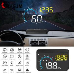 M12 GPS OBD 헤드업 디스플레이 자동차 HUD 앞 유리 프로젝터 지능형 전자제품 Obd2 속도계 RPM MPH KMH