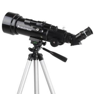 Celestron PowerSeeker 70400 천체 관측용 망원경 굴절 광학 시스템카메라 삼각대 포함 별 초점 비율 11.25