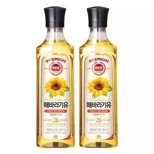 (1+2) 해표 해바라기유, 500ml, 2개 3Set