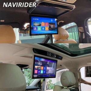 벤츠 V260 V 클래스 루프 스크린 천장 모니터, 안드로이드 12 멀티미디어 비디오 플레이어, 미러 링크 리모