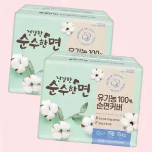 순수한면 유기농 중형 16P X 2팩 4656924