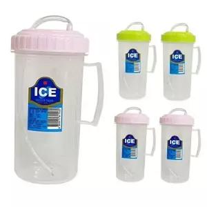 고품질 휴대용 500ml 투명 물컵 빨대 손잡이 어린이 컵 용 손잡이빨대컵 용물컵 아동용빨대컵 WFOJPHJ