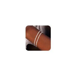 Freekiss 스털링 실버 체인 팔찌 여성용 앙증맞은 스태커블 트렌디하고 귀여운 조절 가능한 레이어드 페이퍼 클립 세트 방수 주얼리
