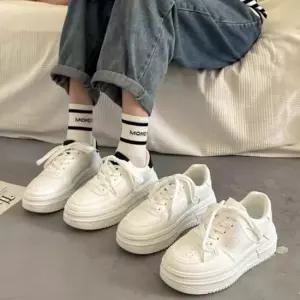 남여공용 데일리 통굽 레이스업 플랫폼 캐주얼 데일리룩 스니커즈 통굽스니커즈