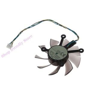 594A 75mm R128015SU EAH5830/6850/8600/9800 GTS 용 냉각 팬 260/450/460