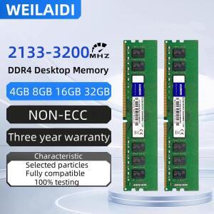 데스크탑용 메모리아스 램 4 4GB 2133 2400 2666 PC4 17000 UDIMM 1.2V 288핀 논-ECC