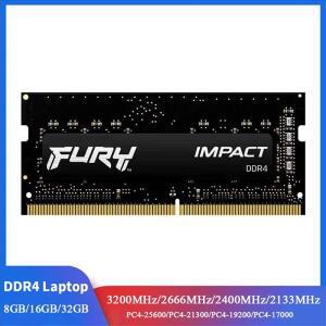 4 FURY 임팩트 RAM 16GB 3200MHz SODIMM 메모리 260핀 PC4-19200 노트북