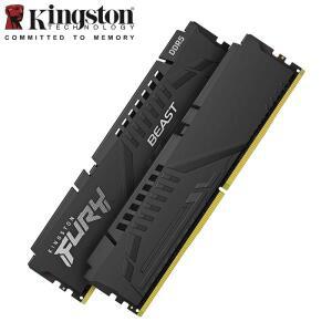 킹스턴 FURY 비스트 5 메모리 5600MHz 16GB 싱글 모듈 RAM 스틱 인텔 XMP 데스크탑 컴퓨터