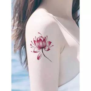 여름 해변 물속에서도 지워지지않는 타투 스티커 방수 해변 수영장 패션타투 꽃 나비 그림