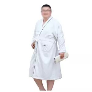 빅사이즈 흡수빠른 로브 플란넬 샤워 패브릭 목욕가운