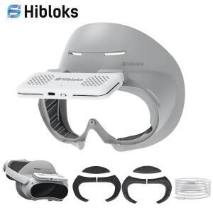 Pico 4 페이셜 용 Hibloks VR 커버 라디에이터 쿨 마스크 포함 PICO4 Ultra 액세서리 패드 교체 확대