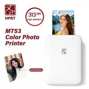 RT MT53 컬러 포토 프린터 2x3“ HD 휴대용  열전사 리스 자체 접착식 사진 인쇄기